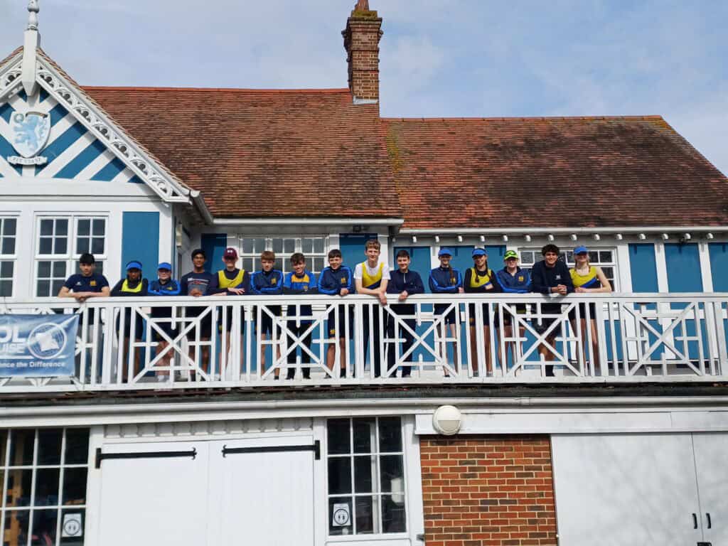 Peterborough’s Cambridge City Junior Sculling Head team on 22 March.